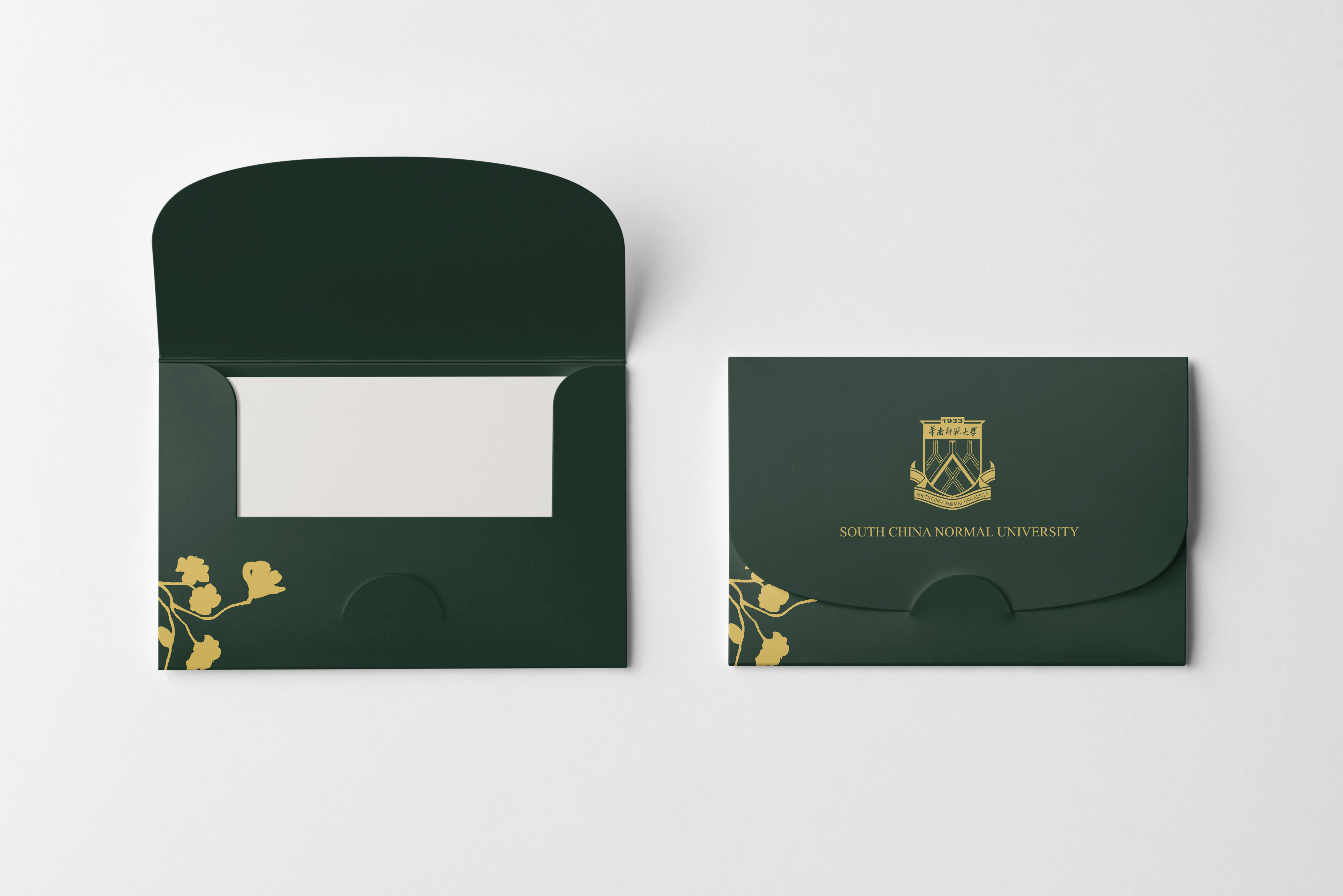 SCNU cultural envelope in green