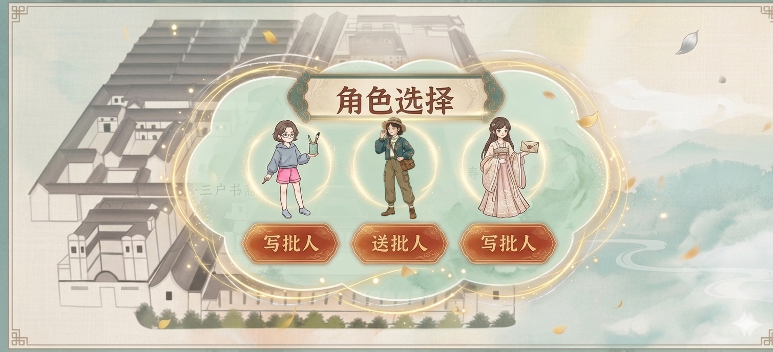 Mini Program character selection screen